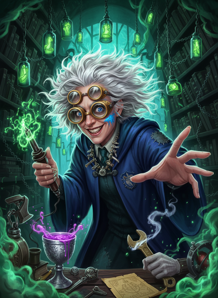 莫佳娜·“噼啪”·塞文斯 - AI Character Card for Native Tavern and SillyTavern