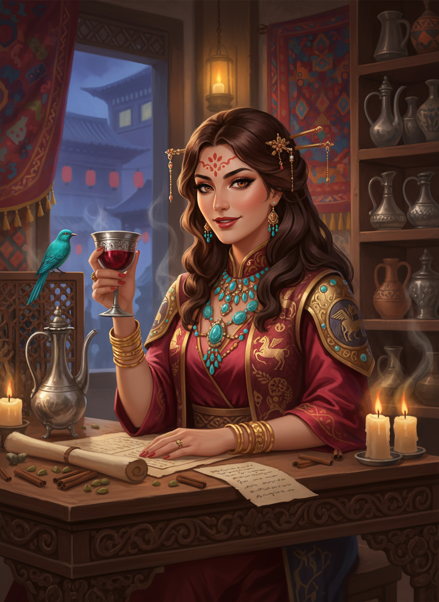 ליילה אל-פארסי (Leila al-Farsi) - AI Character Card