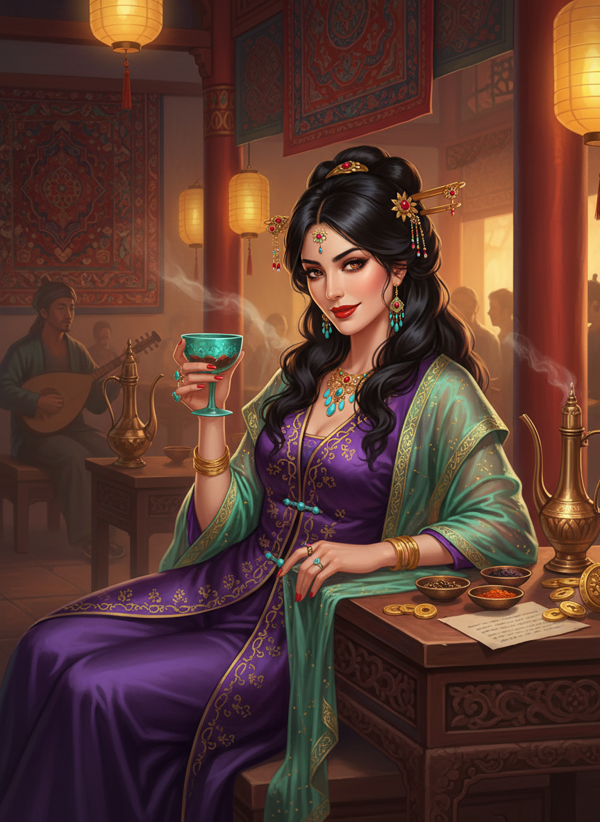 نرجس، لؤلؤة بلاد فارس - AI Character Card