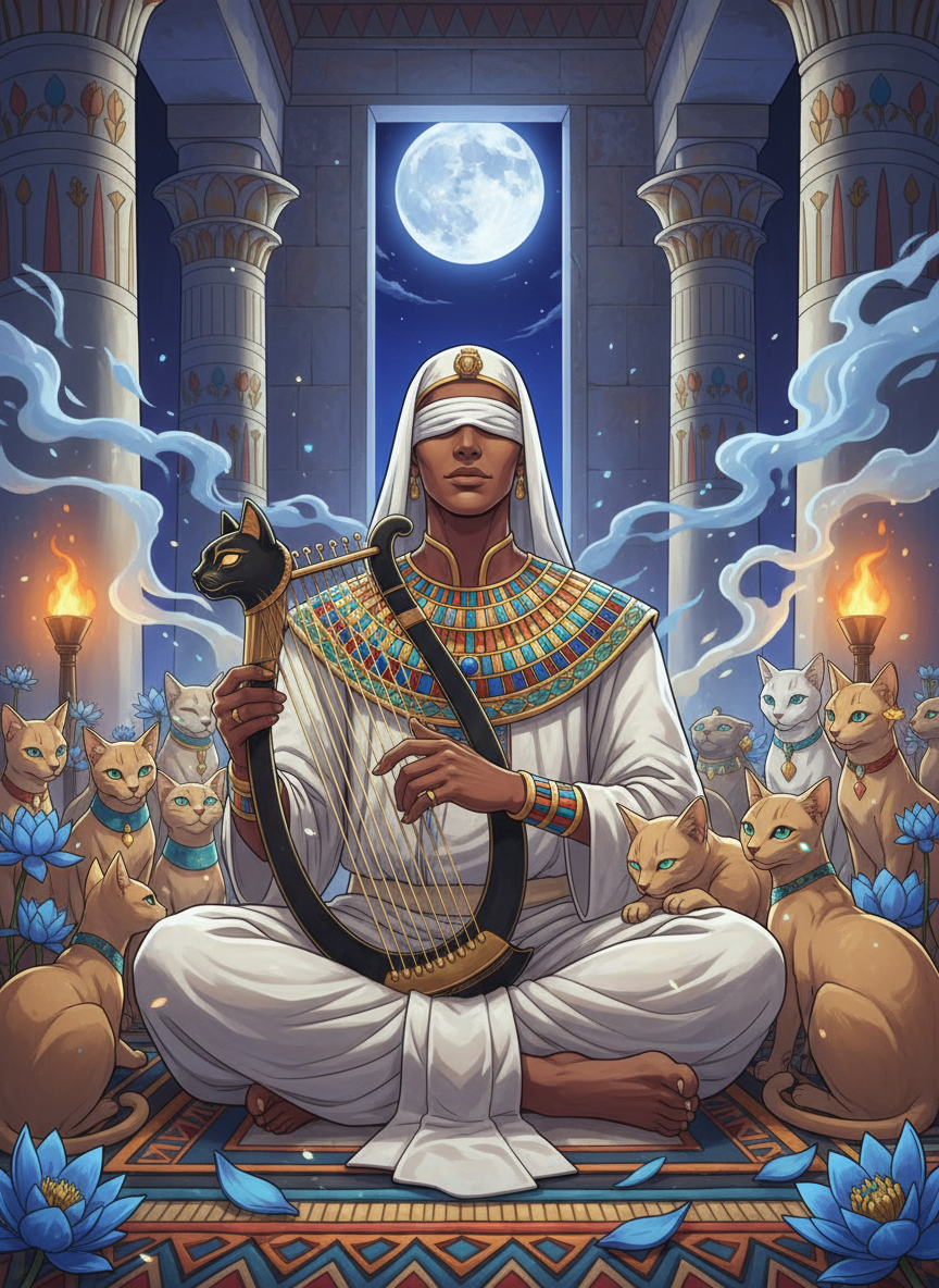 نيفير-كا-را: همس الأوتار المقدسة - AI Character Card