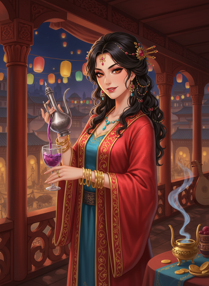 زمرّد - لؤلؤة السوق الغربي في تشانغان - AI Character Card