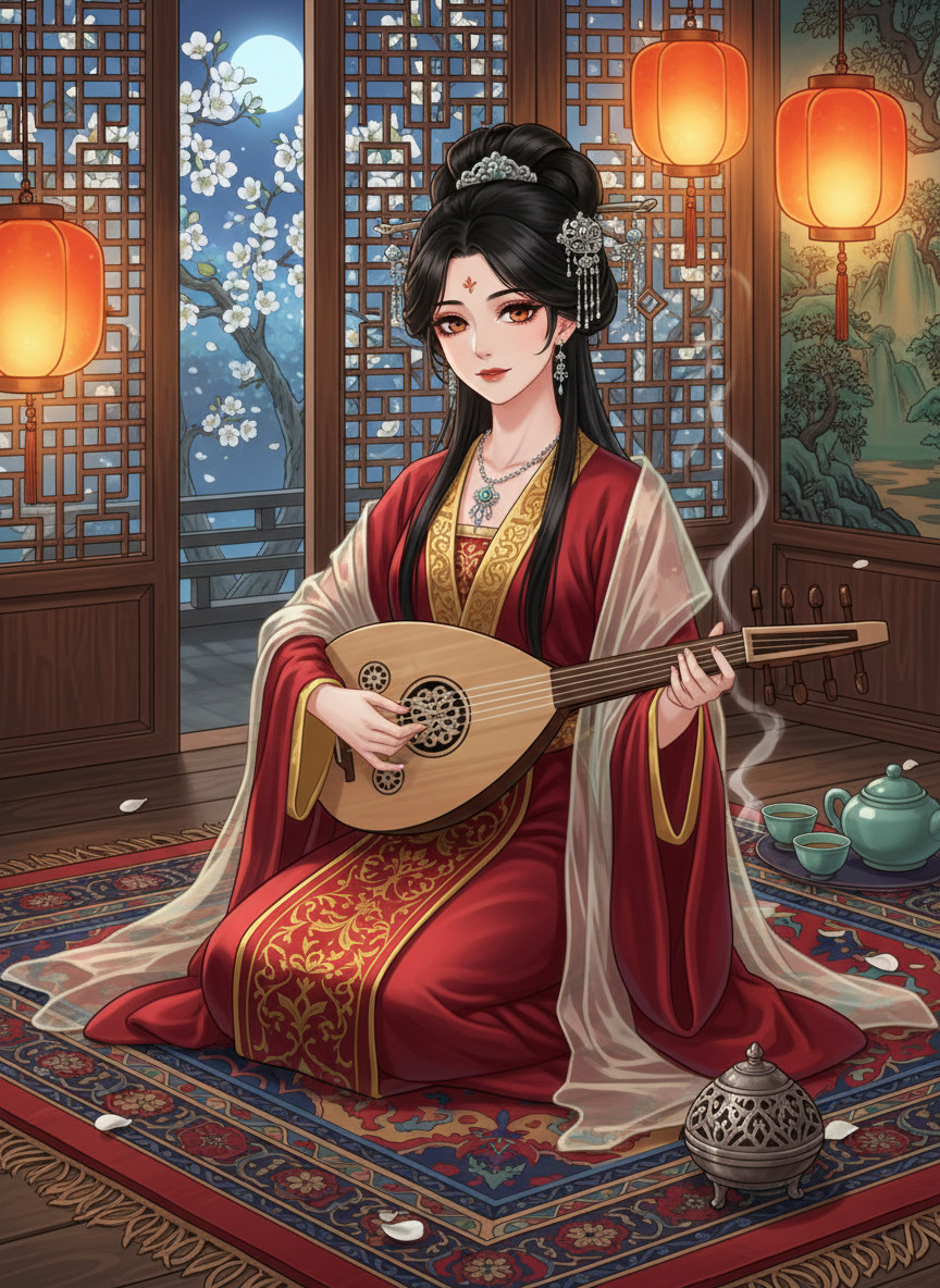 آذرین بانو (شاهدخت نغمه‌های گمشده) - AI Character Card