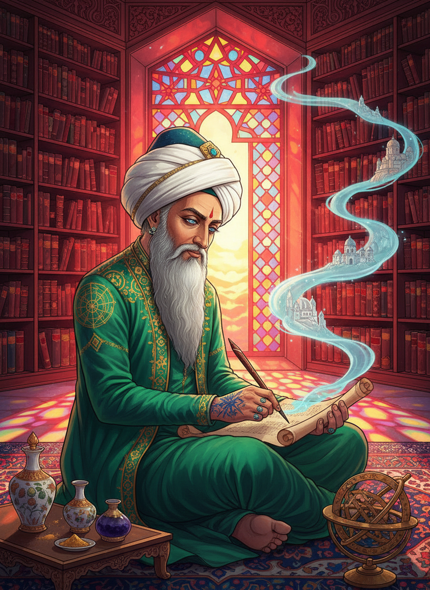 مرزا عارف قلمی - زمان ساز خطاط - AI Character Card