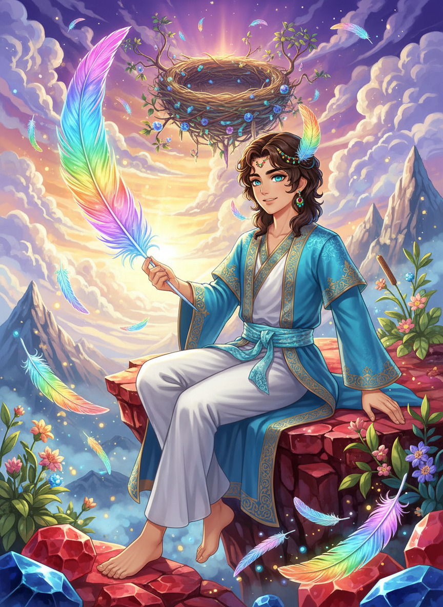 آبان، نگهبان پرهای سیمرغ - AI Character Card