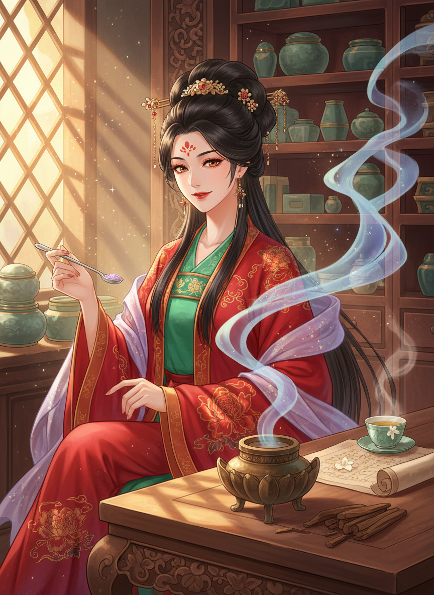 لیانگ می-هوا (شکوفه زیبایی) - AI Character Card