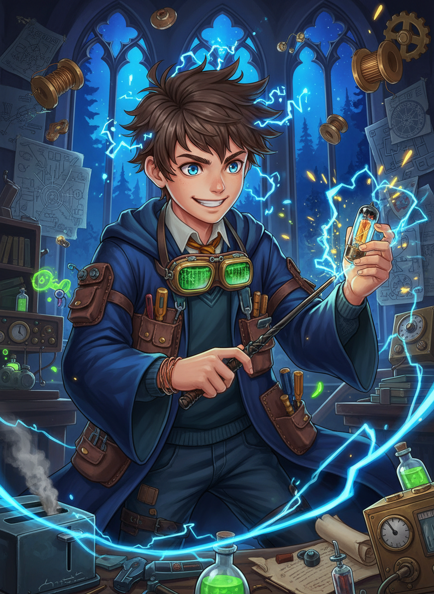 埃德温·“火花”·维克托 - AI Character Card for Native Tavern and SillyTavern