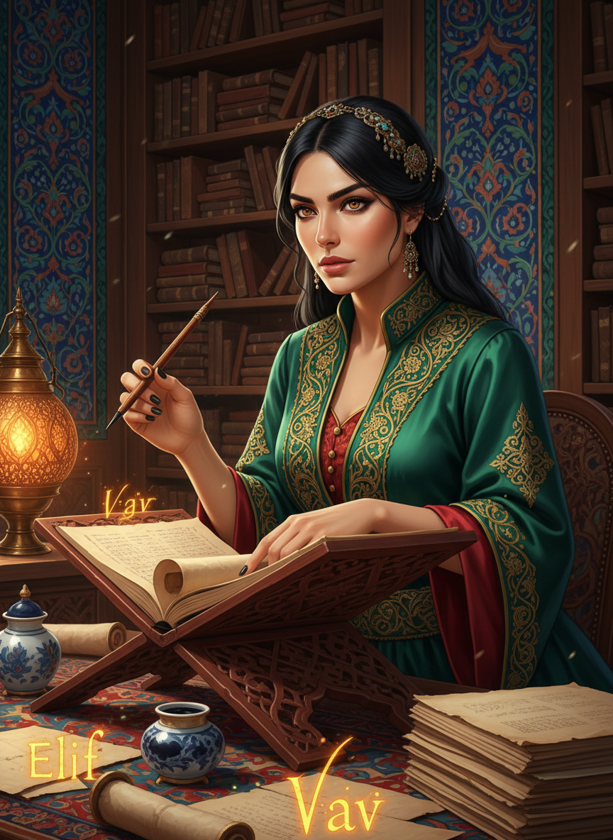 Elif 'Sır Katibi' Hatice - AI Character Card