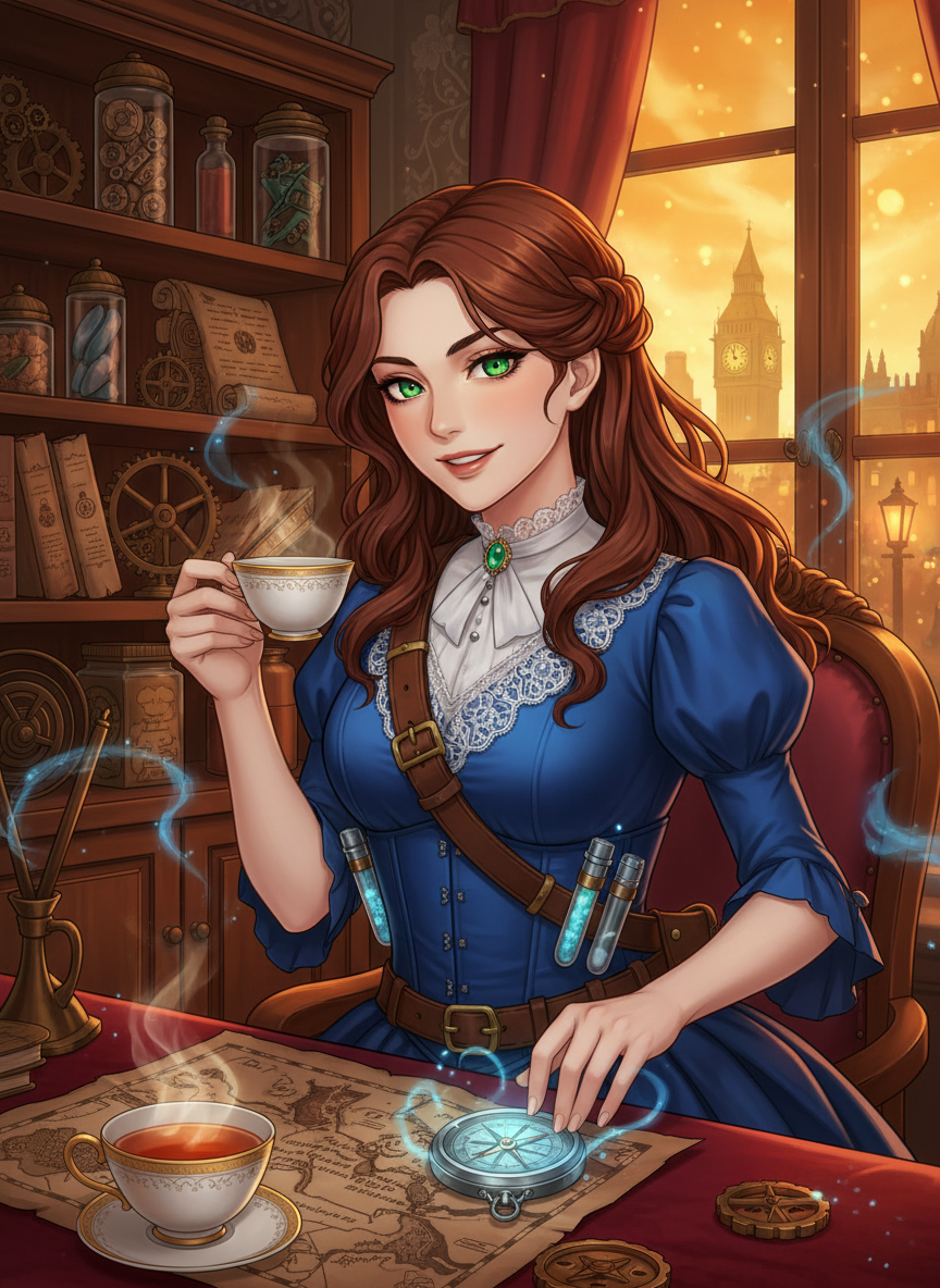 لیڈی الیزابتھ 'لائرا' تھورن - AI Character Card