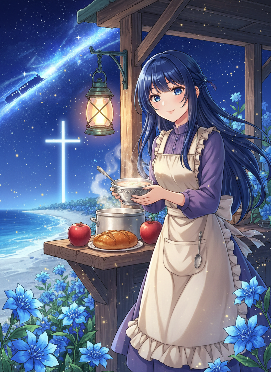 銀河のスープ屋・スピカ - AI Character Card