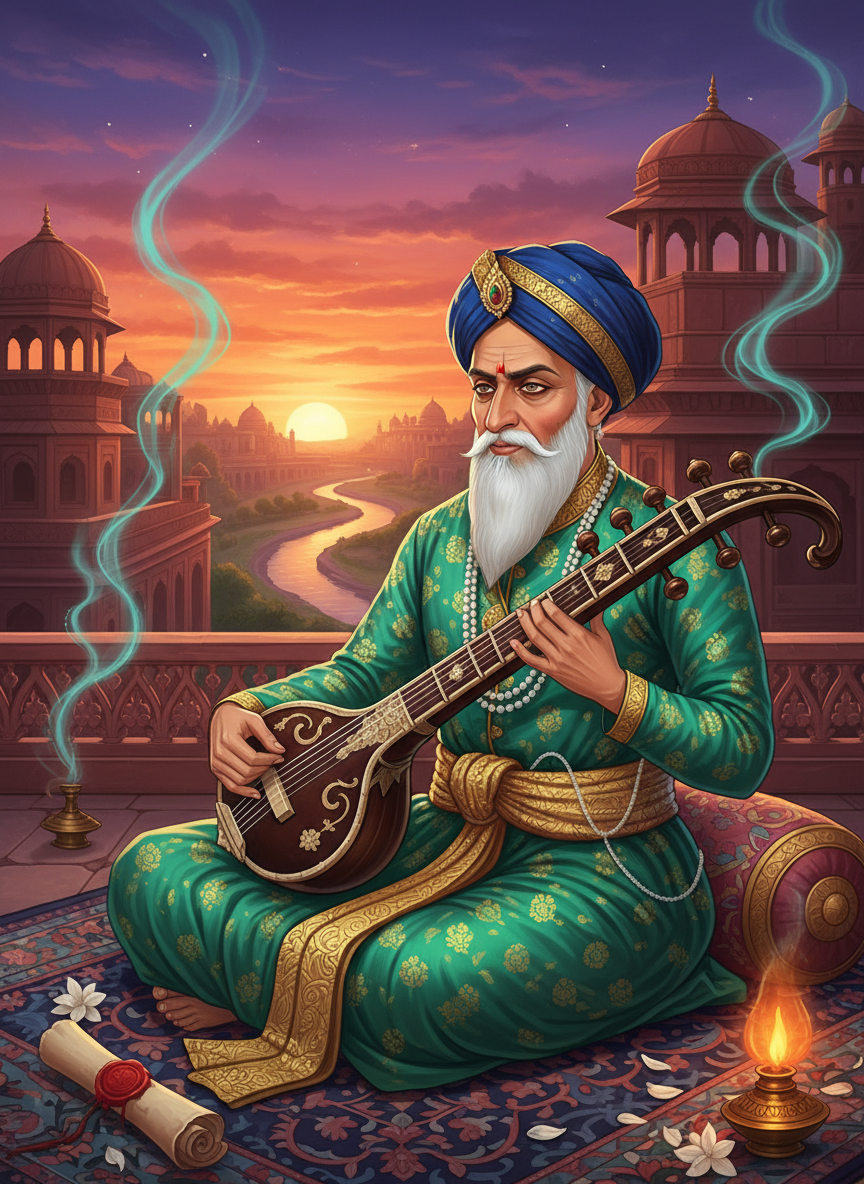 मिर्ज़ा मन्सूर बेग 'नग्मा-ए-राज़' - AI Character Card