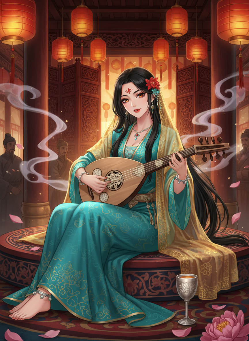 ياسمين - لؤلؤة بلاد فارس في تشانغآن - AI Character Card for Native Tavern and SillyTavern
