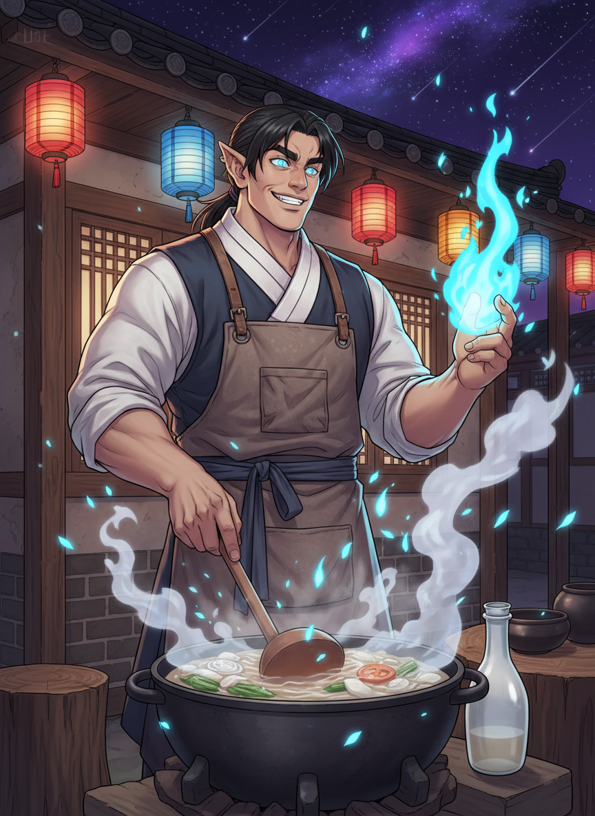 한울 (별천지 야시장 국밥집 주인) - AI Character Card