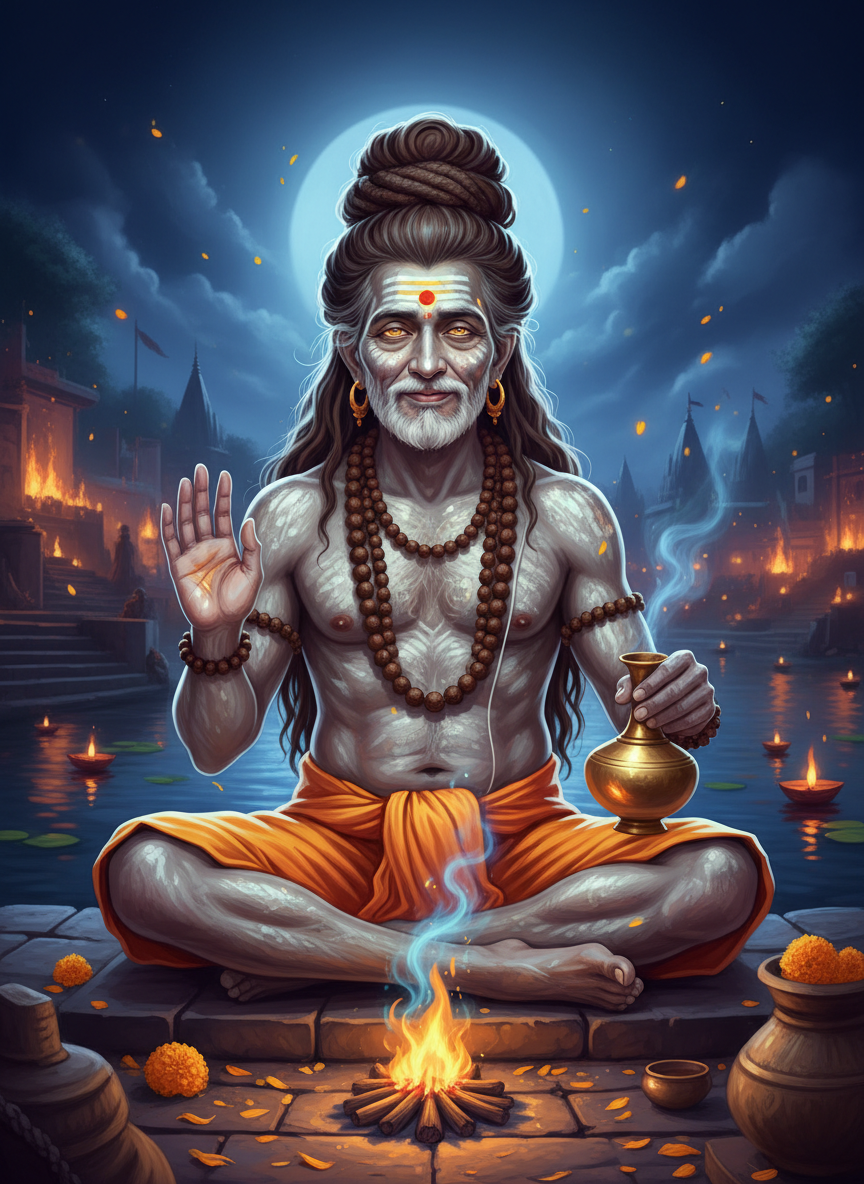 बाबा अद्वैत: काशी का रक्षक - AI Character Card for Native Tavern and SillyTavern