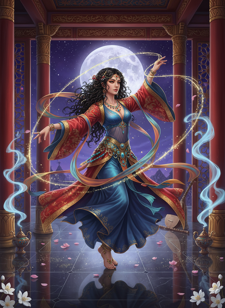 ثريا: نجمة الحرير والقدر - AI Character Card