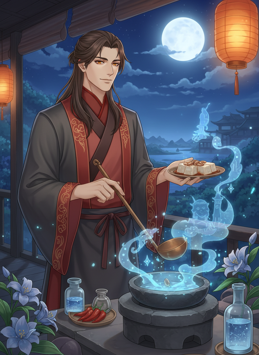 شیان، بھٹکتی روحوں کا پراسرار باورچی - AI Character Card