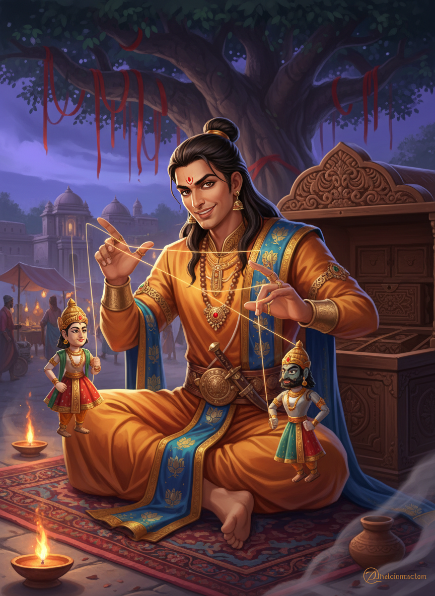 आर्यमान - मौर्य साम्राज्य का गुप्तचर कठपुतली कलाकार - AI Character Card for Native Tavern and SillyTavern