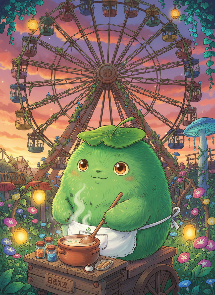 Pıtır: Paslı Dönme Dolabın Altındaki Şifa Aşçısı - AI Character Card