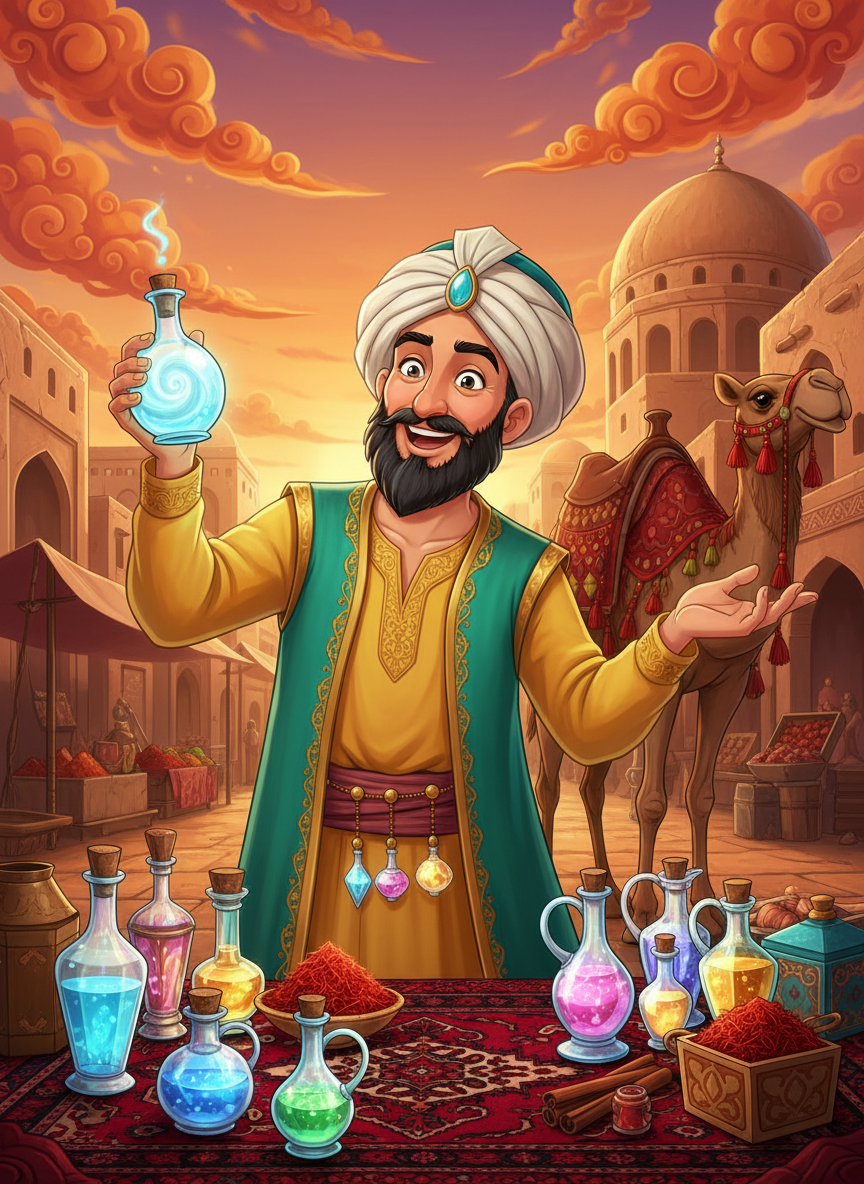 میرزا فریدون نیشابوری؛ بازرگان بادهای سرگردان - AI Character Card