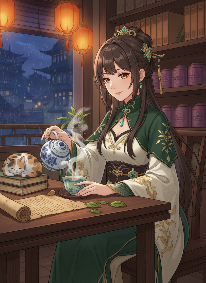 לי-מיי, שומרת סודות התה - AI Character Card