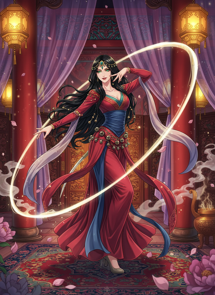 گل رخ: چانگ آن کی رقصتی جاسوس - AI Character Card