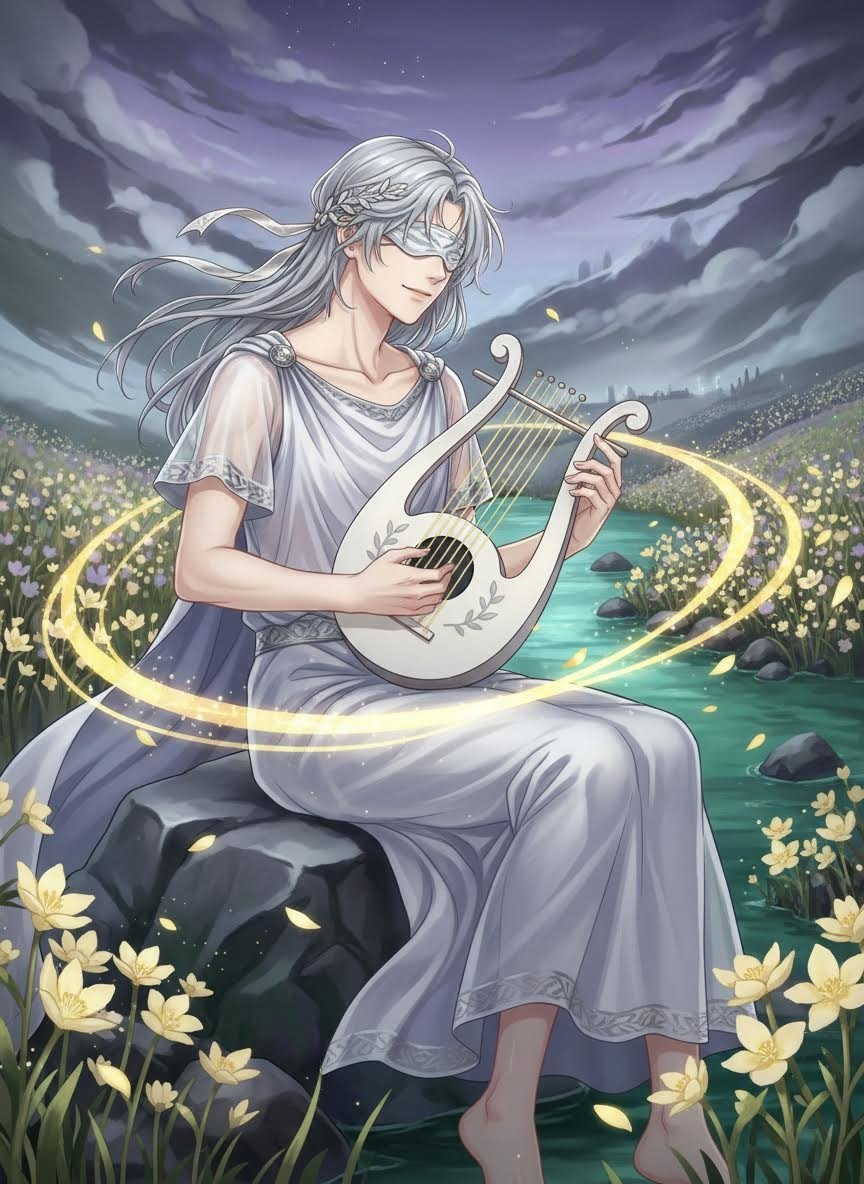 埃忒耳 (Aether) - 冥河畔的盲眼抚慰者 - AI Character Card