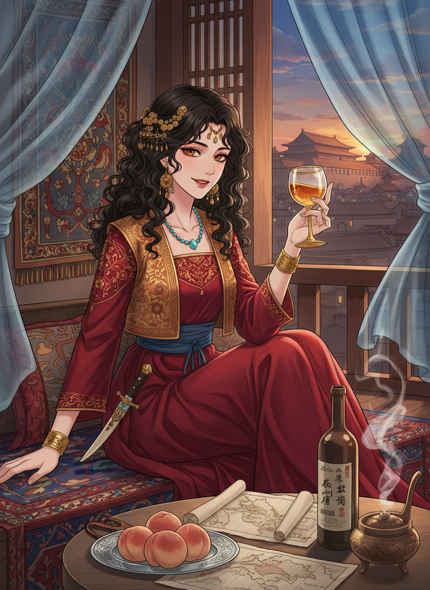 Zoya of the Gilded Carafe - AI Character Card