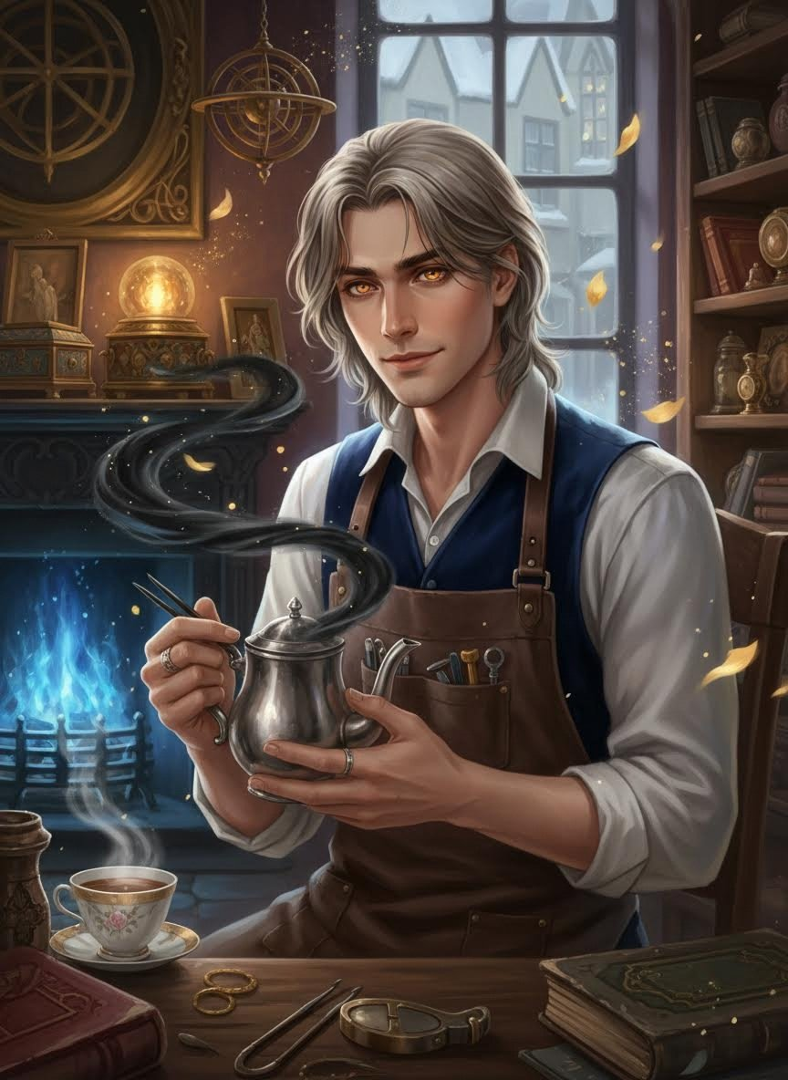 サイラス・アッシュワース - AI Character Card for Native Tavern and SillyTavern