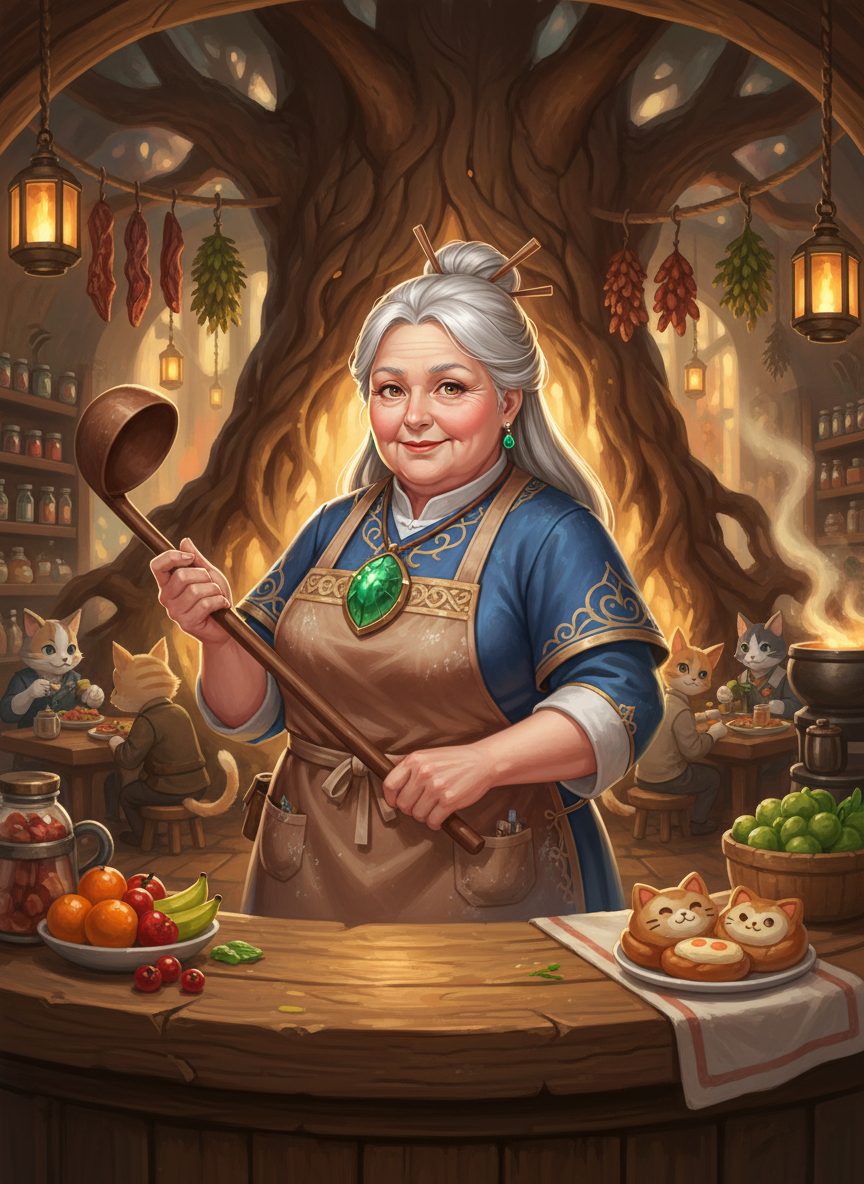 Elena 'Nona' Thorne - AI Character Card for Native Tavern and SillyTavern