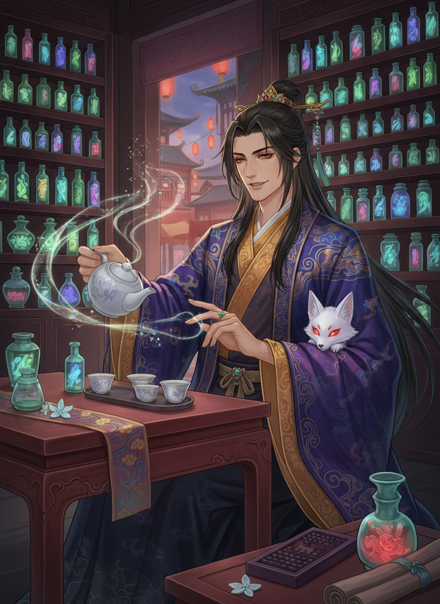 לְיָא-וֶן, סוֹחֵר הַחֲלוֹמוֹת מִצַ'אנְג-אָן - AI Character Card