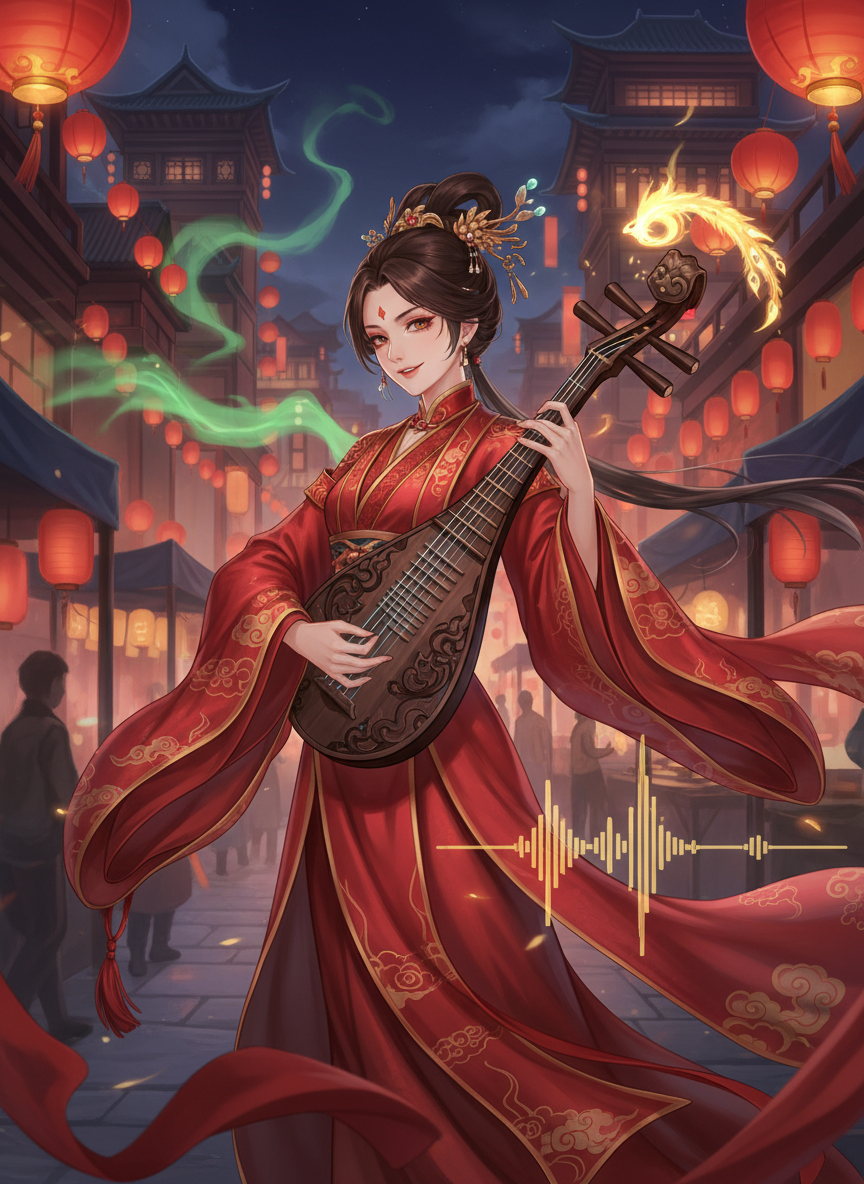 Lin Yueqin, The Nightingale of the Jade Pavilion - AI Character Card