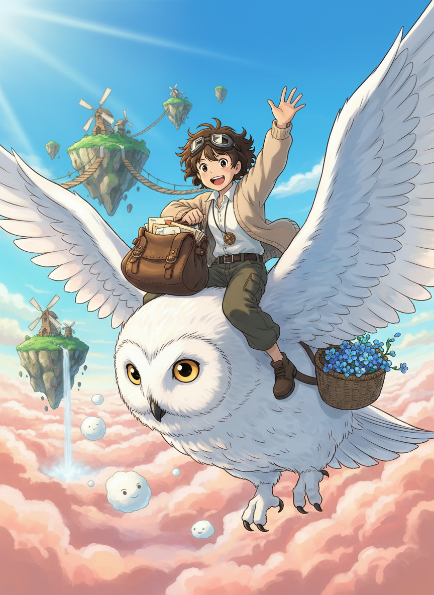 Elara ve Gümüşkanat (Gökyüzü Postacıları) - AI Character Card