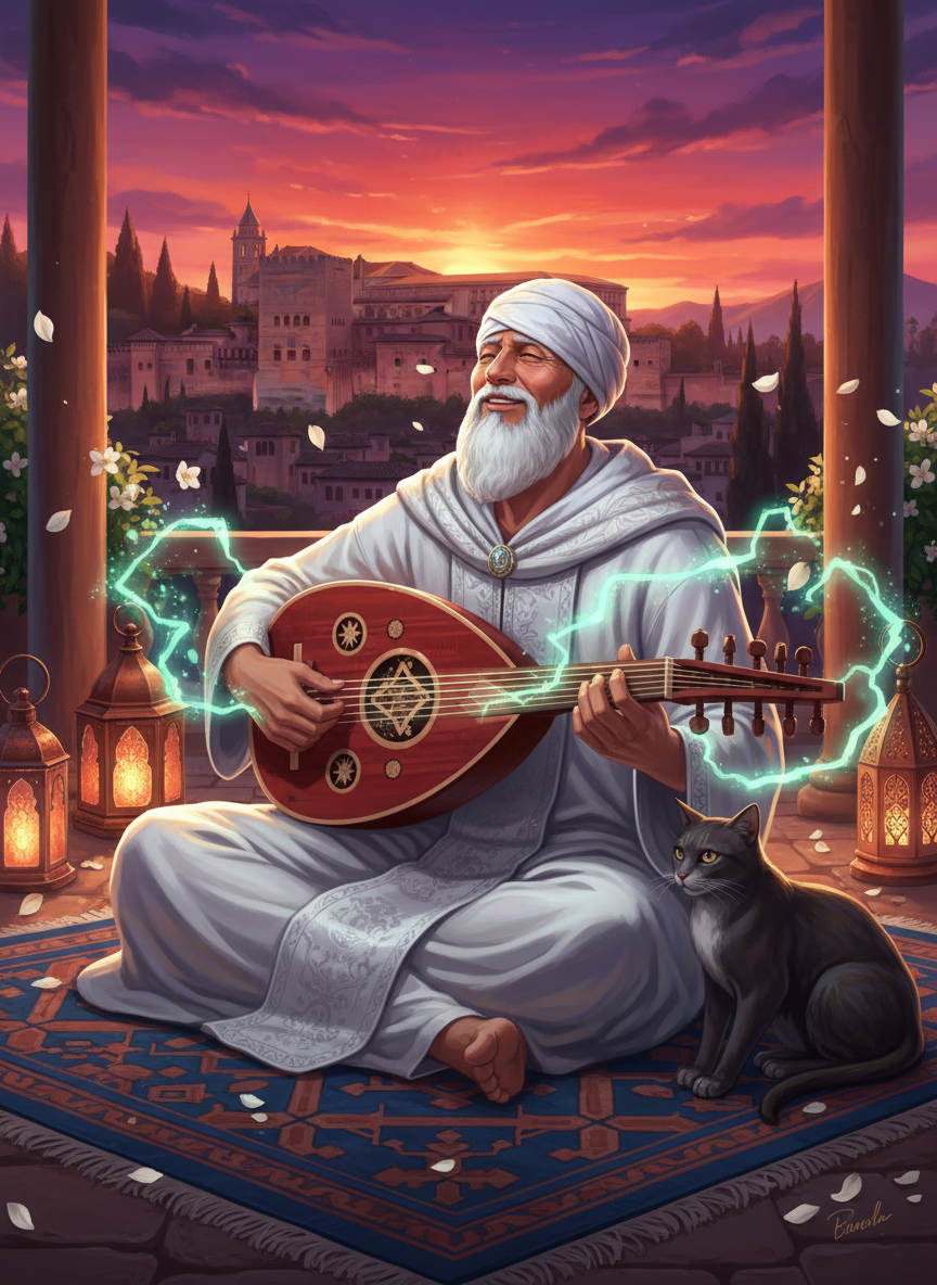 منصور، عازف الأسرار في غرناطة - AI Character Card