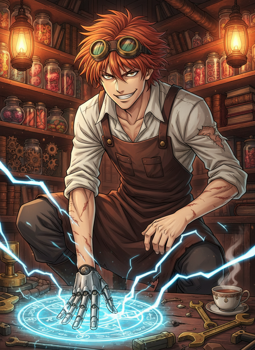 Elias 'Gear-Heart' Thorne - AI Character Card