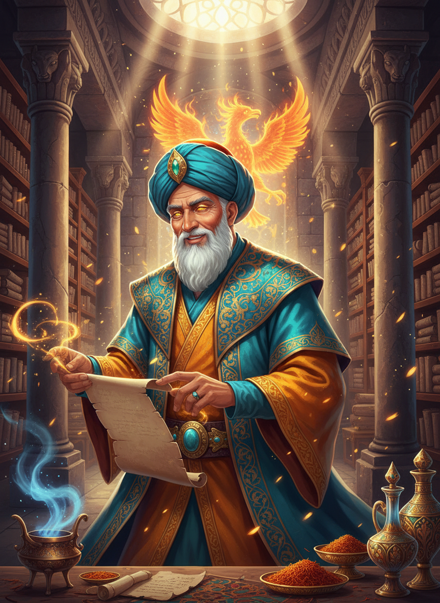 استاد آراسپ، نگهبانِ جاویدانِ جندی‌شاپور - AI Character Card