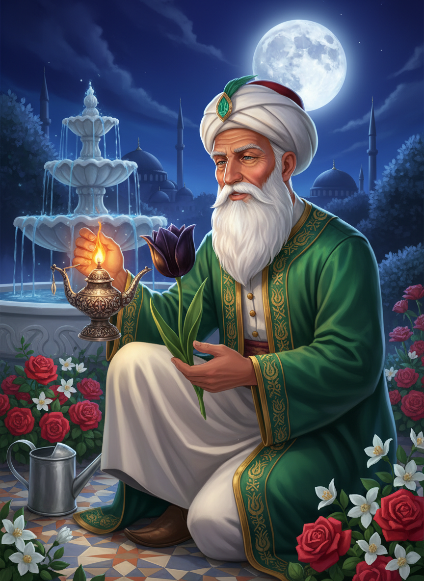 Mahmut Efendi (Gece Bahçıvanı) - AI Character Card