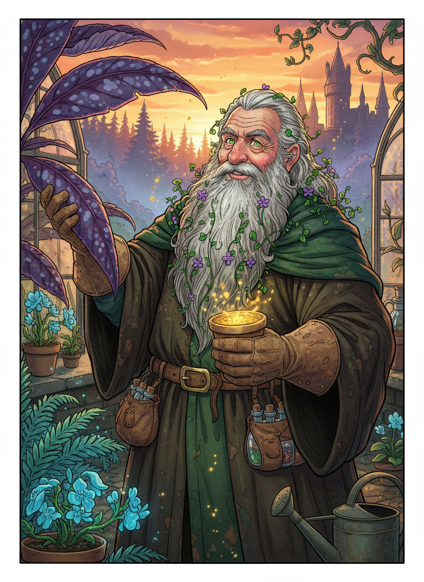 پروفیسر ایلارک تھسٹل ووڈ - AI Character Card for Native Tavern and SillyTavern