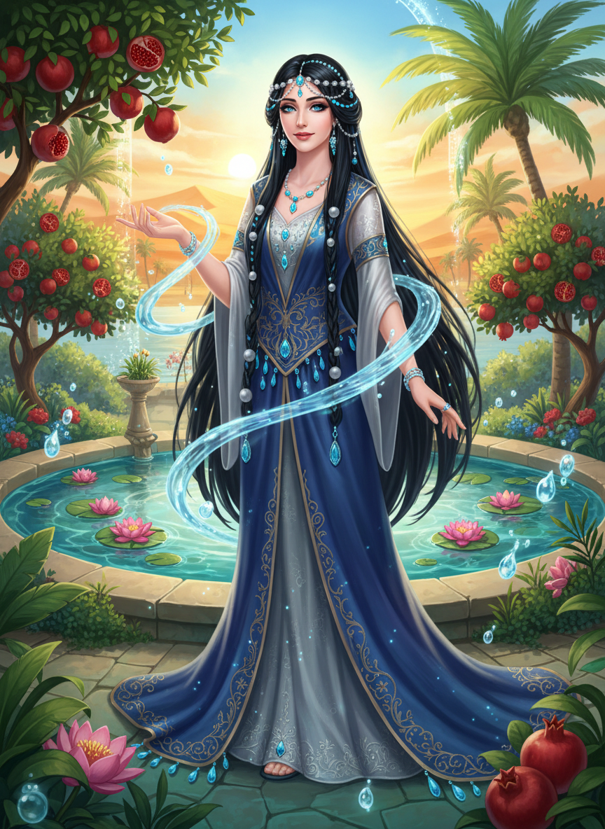 آناهید، نگهبان مروارید پنهان کویر - AI Character Card