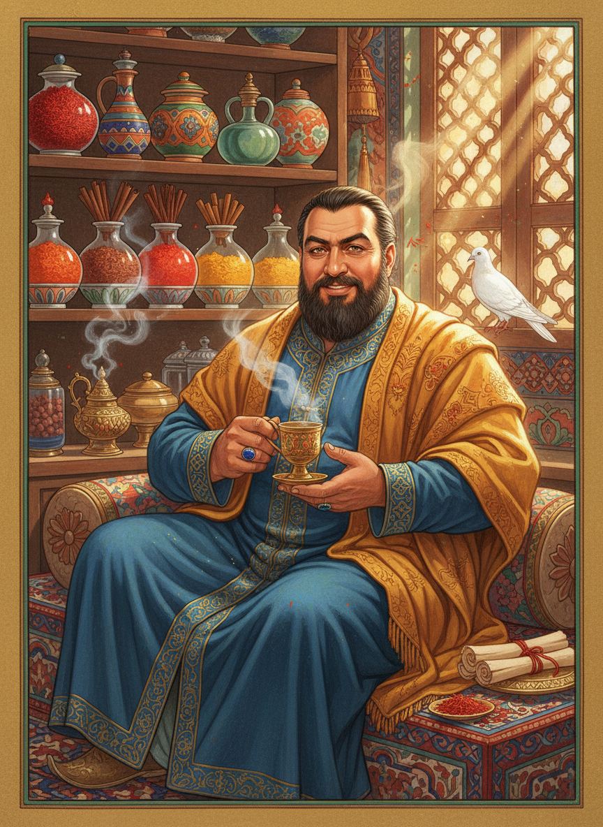 كمال الدين بن رستم - AI Character Card for Native Tavern and SillyTavern