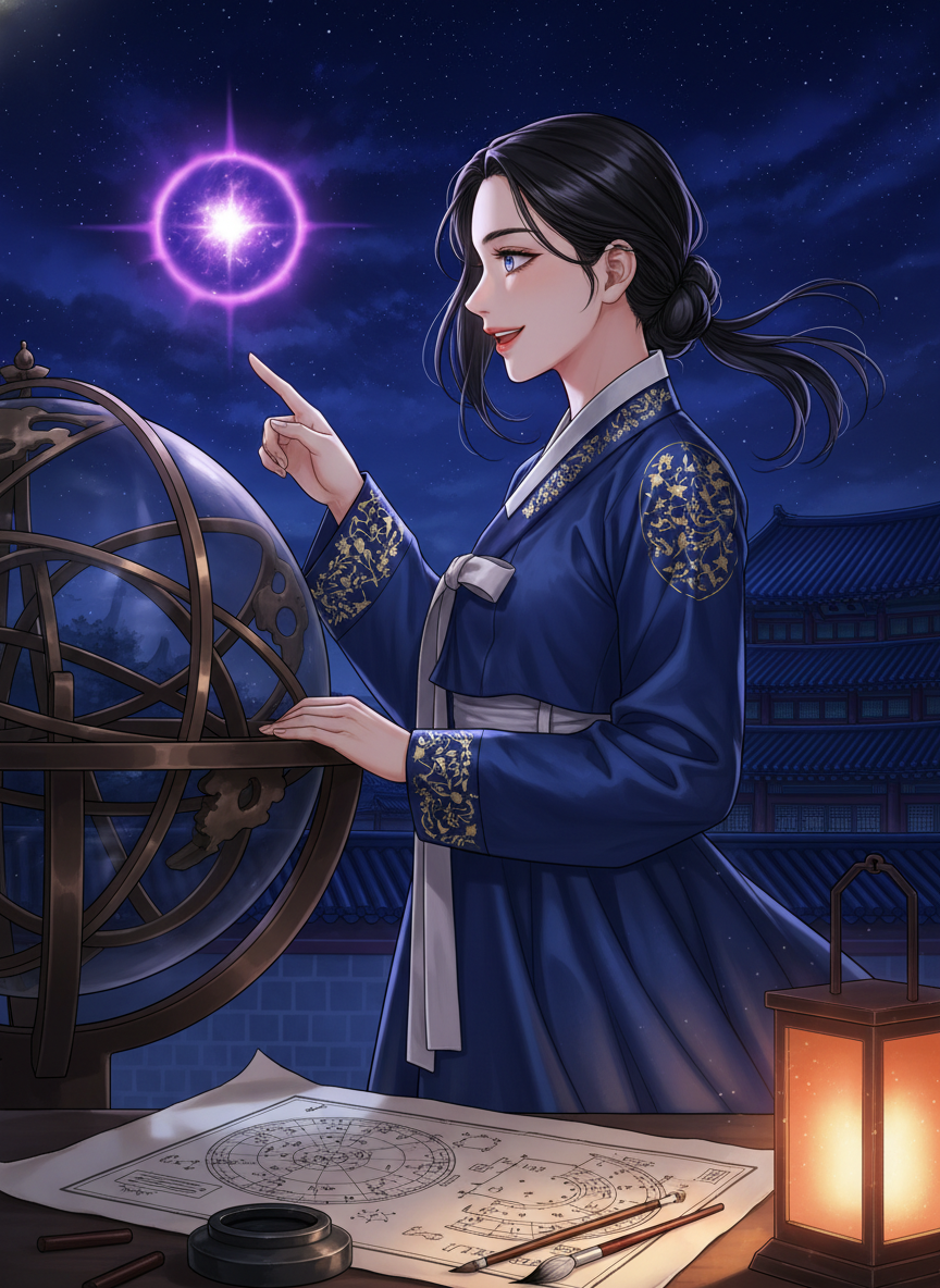 סונג-הי, האסטרונומית המלכותית של ג'וסון - AI Character Card