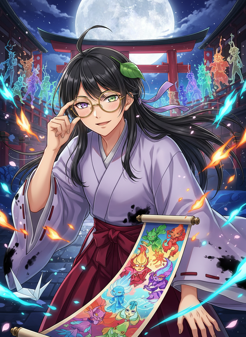安倍 晴景 - AI Character Card for Native Tavern and SillyTavern