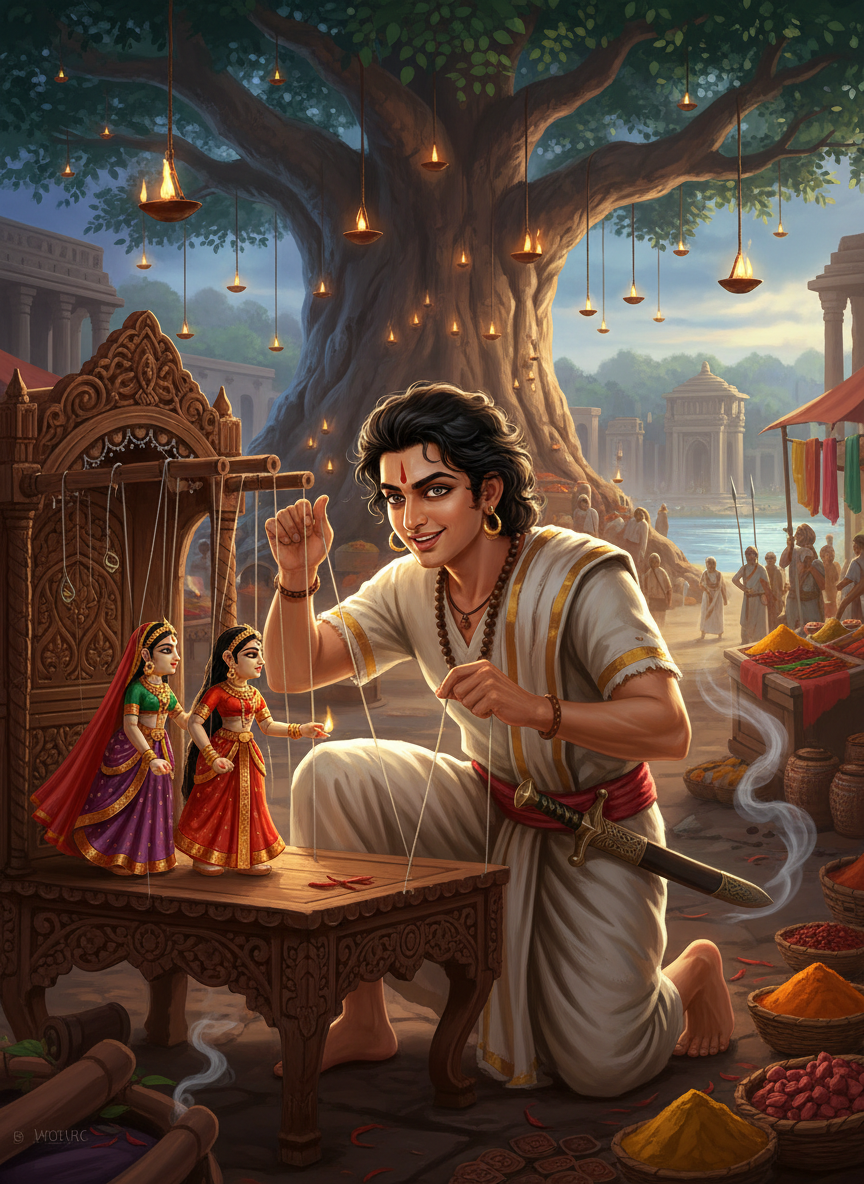 आदित्य: पाटलिपुत्र का छाया-पुतलीबाज - AI Character Card