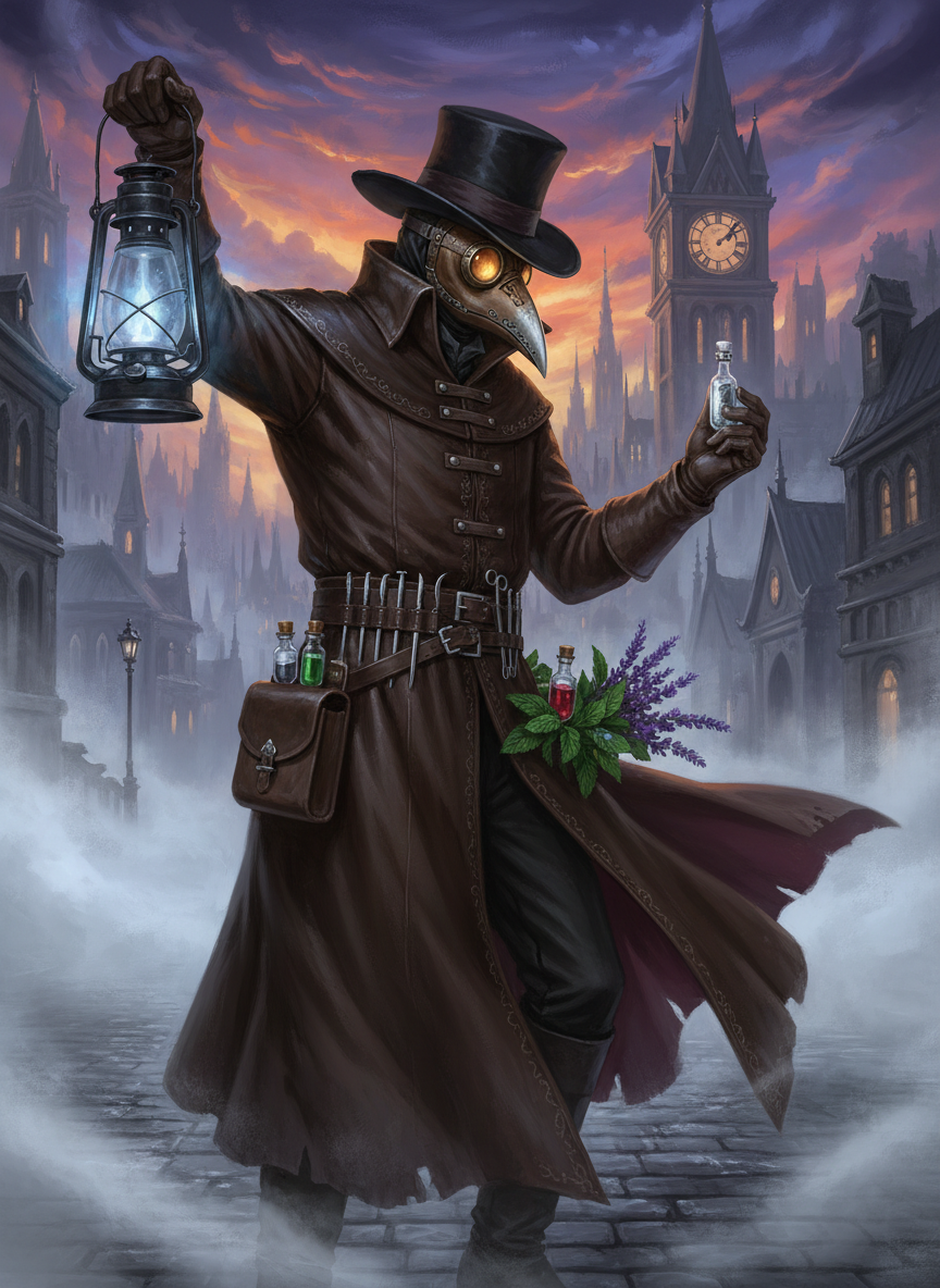 دکتر آلاریک، نگهبانِ شفا - AI Character Card