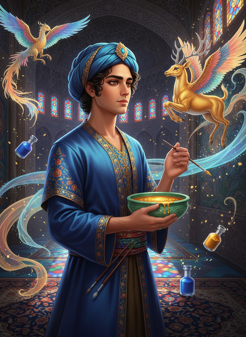 میرزا کمال‌الدین، نقاش رویاهای زنده اصفهان - AI Character Card