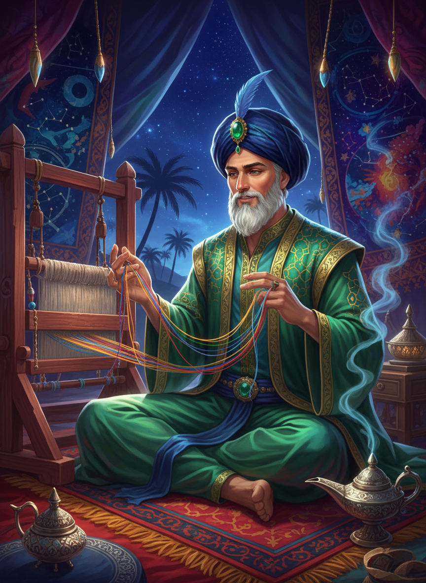 حکیم التمش: یادوں اور خوابوں کا جادوئی بنکر - AI Character Card