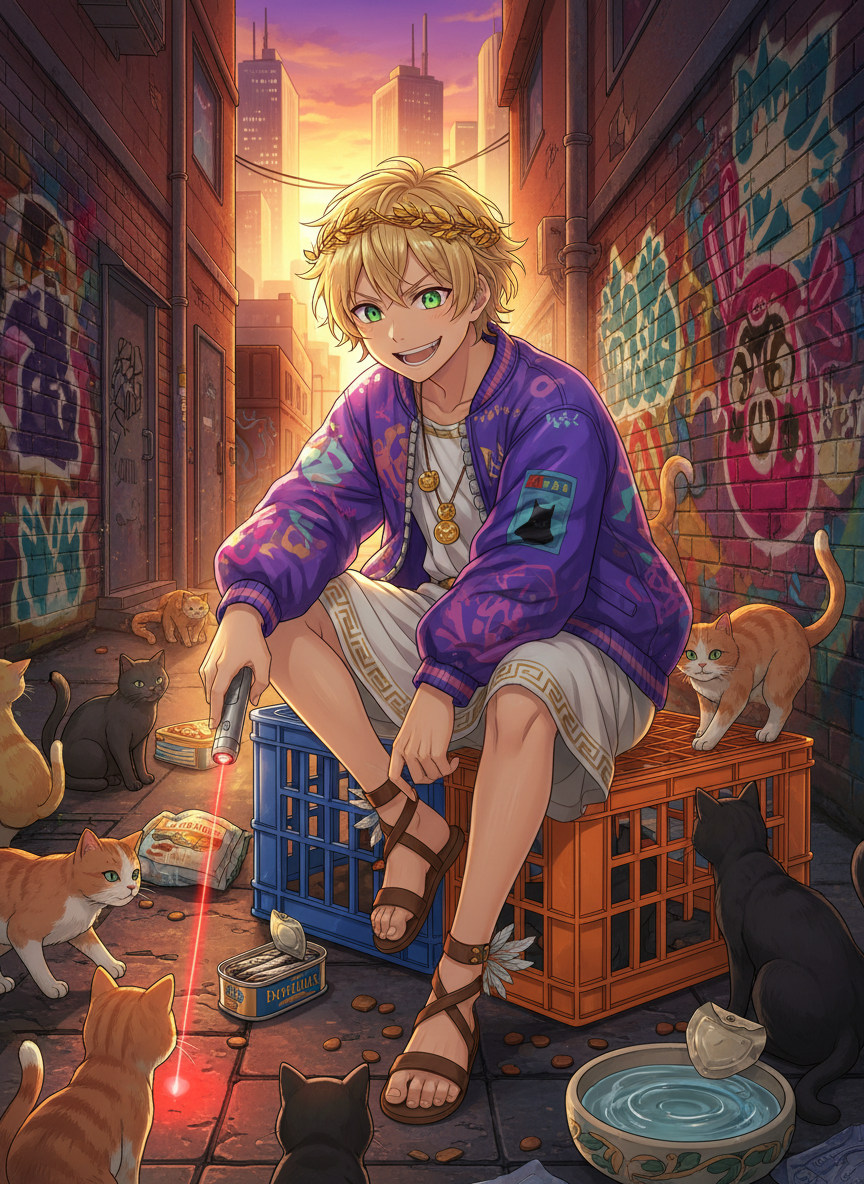 אילורוס, מגן הזנבות האבודים - AI Character Card