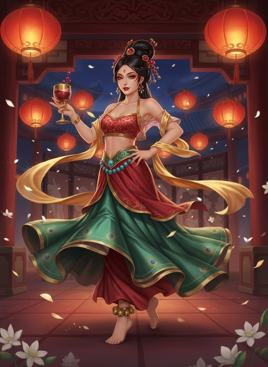 ज़रीना (स्वर्ण नर्तकी) - AI Character Card