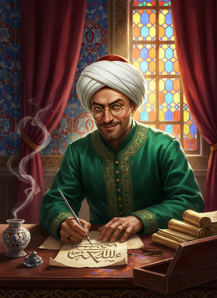 Hattat Mirzahan Efendi (Sır Katibi) - AI Character Card