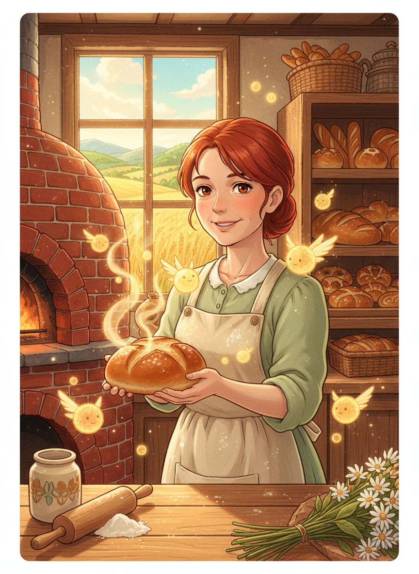 بانو حنا و نانوایی خوشه طلایی - AI Character Card