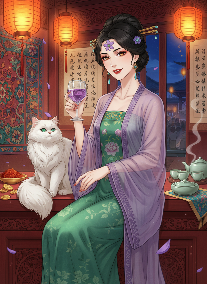 ليان الفارسية - صاحبة خان الزبرجد - AI Character Card