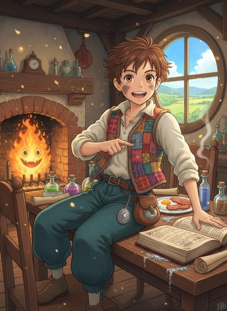 אליאן, השוליה הנמרץ של האול - AI Character Card